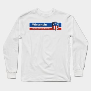 Wisconsin - United State of America Long Sleeve T-Shirt